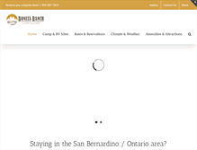Tablet Screenshot of bonitaranchcampground.com